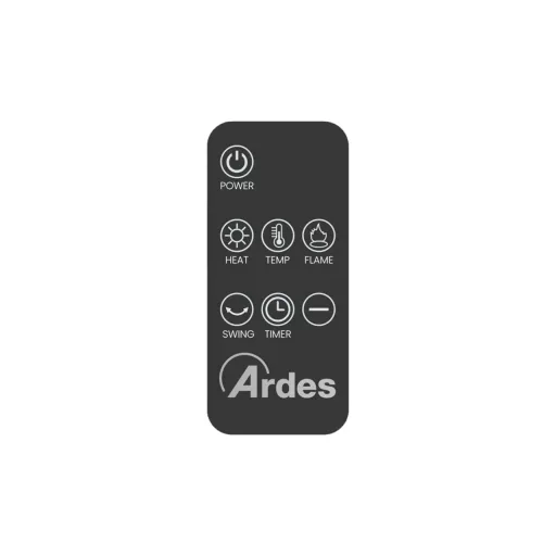 ARDES 4P22FP PTC kerámiabetétes hősugárzó távvezérlővel 2000 W - WaterMarkt.hu