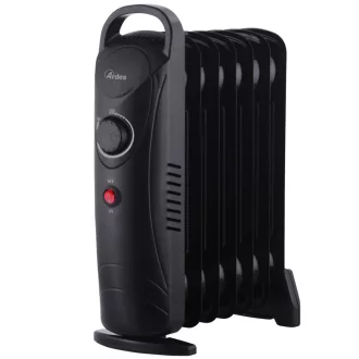 ARDES 4R07M2 Mini elektromos olajradiátor 7 tagos 800W Fekete - WaterMarkt.hu
