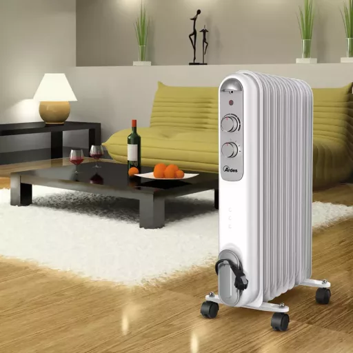 ARDES 4R09S Elektromos olajradiátor  9 tagos 2000W szürke - WaterMarkt.hu
