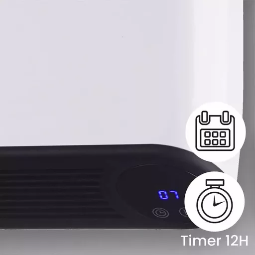 ARDES 4W05P PTC kerámiabetétes fali hősugárzó távvezérlővel, IP22 védelem - WaterMarkt.hu