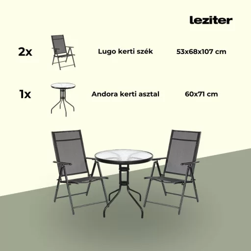 Arvin Balcony kerti bútor garnitúra szett - WaterMarkt.hu