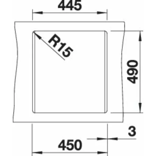 BLANCO DALAGO 45 antracit exc. - WaterMarkt.hu