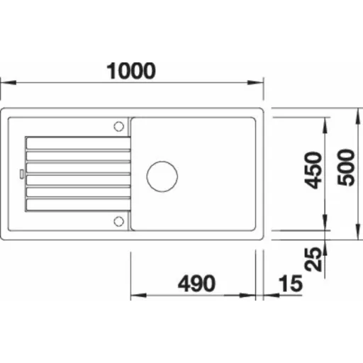 BLANCO ZIA XL 6 S antracit exc.nélkül - WaterMarkt.hu