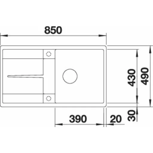 BLANCO METRA 5S-F palaszürke exc., SZINTBE ÉPÍTÉS - WaterMarkt.hu