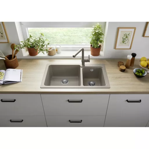BLANCO NAYA 8 palaszürke exc.nélk. - WaterMarkt.hu