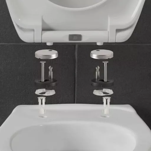 Viva BRILLA SLIM XL WC ülőke - duroplast - lecsapódásgátlós - levehető klikk rendszer - 46 x 36,5 cm - WaterMarkt.hu