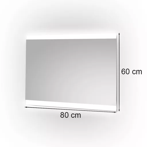 Liv 80 tükör led világítással - WaterMarkt.hu