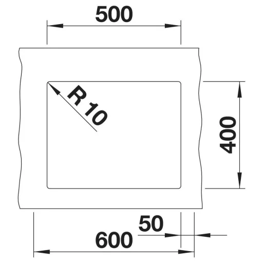 BLANCO ROTAN 500-U antracit, excenter nélkül - WaterMarkt.hu