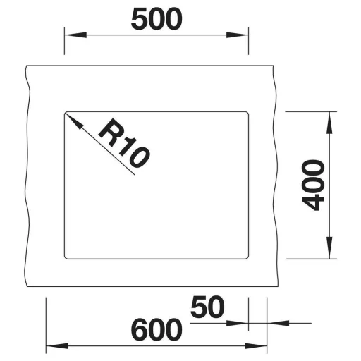 BLANCO SUBLINE 500-U palaszürke exc.n. - WaterMarkt.hu