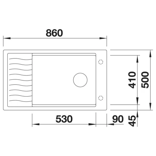BLANCO ELON XL 8 S palaszü. exc.n. InFino - WaterMarkt.hu