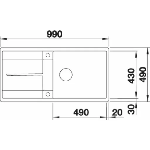 BLANCO METRA XL 6S-F fekete exc., SZINTBE ÉPÍTÉS - WaterMarkt.hu