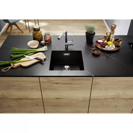 BLANCO SUBLINE 400-U fekete exc.n. - WaterMarkt.hu