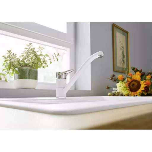 BLANCO WEGA II törtfehér / króm HD - WaterMarkt.hu