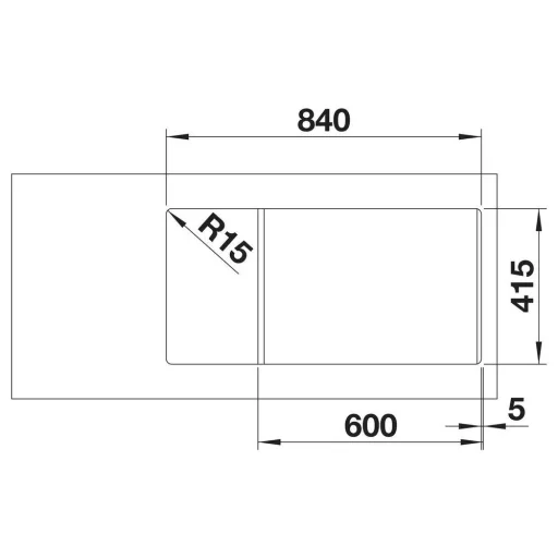 BLANCO FAVUM XL 6 S törtfehér exc.nélkül - WaterMarkt.hu