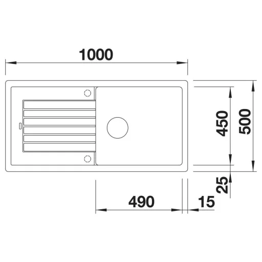 BLANCO ZIA XL 6 S vulkánszürke exc.nélkül - WaterMarkt.hu