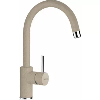 SCHOCK PLUTOS CRISTALITE gránit hatású íves konyhai csaptelep kerámia betéttel - Sabbia - WaterMarkt.hu