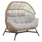 HOLAND rattan dupla kosárfotel bézs - WaterMarkt.hu