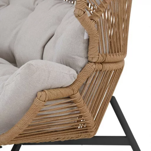 HOLAND rattan dupla kosárfotel bézs - WaterMarkt.hu