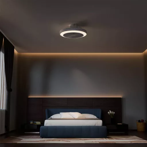Ardes 5PL50 Mennyezeti ventilátor távvezérlővel, 3200 lumen LED világítással - 48 cm - WaterMarkt.hu