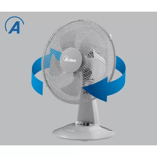 ARDES 5ST30G Asztali ventilátor - szürke - WaterMarkt.hu
