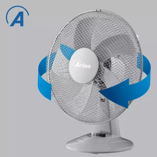 ARDES 5ST40G Asztali ventilátor - szürke - WaterMarkt.hu