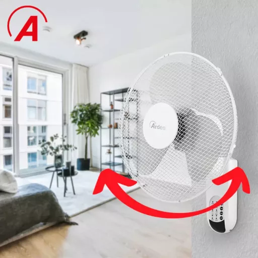 ARDES 5W40RW falra szerelhető ventilátor távvezérlővel - WaterMarkt.hu