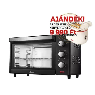 ARDES 6226B 25 literes légkeveréses elektromos mini sütő ajándék ARDES 1T20 kenyérpirítóval - WaterMarkt.hu