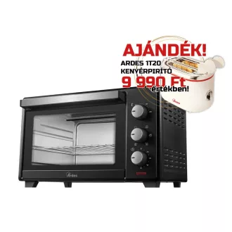 ARDES 6231B 30 literes légkeveréses elektromos mini sütő ajándék ARDES 1T20 kenyérpirítóval - WaterMarkt.hu