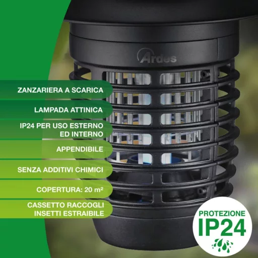 ARDES 6S03 Elektromos rovarcsapda IP24 - WaterMarkt.hu