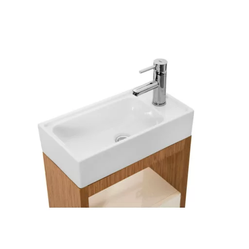 Sanovit MINI - PULTRA ültethető - Top Counter - porcelán mosdó -  - 50 x 25,5 cm - WaterMarkt.hu