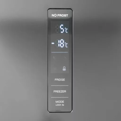 DAVOLINE - Hűtőszekrény kombinált NCRF-390 IX NE NO FROST + Ajándék hűtőtáska - WaterMarkt.hu