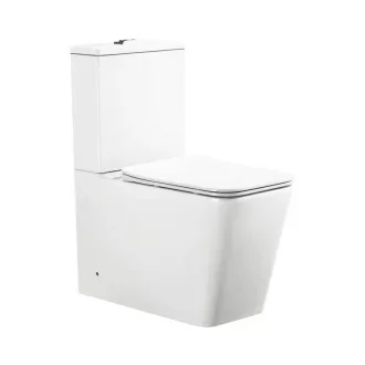 Eros ES QUADRO monoblokk WC - perem nélküli - WC ülőkével komplett - WaterMarkt.hu