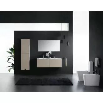 Eros ES QUADRO monoblokk WC - perem nélküli - WC ülőkével komplett - WaterMarkt.hu