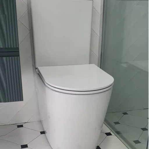 Eros ES AVVA monoblokk WC - perem nélküli - WC ülőkével komplett - WaterMarkt.hu