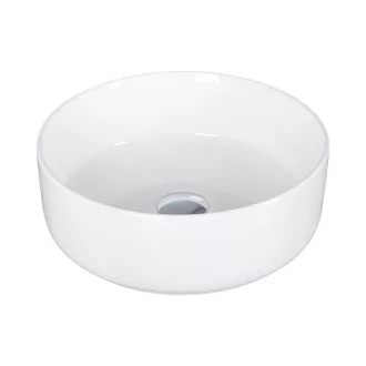 Eros SIMPLE 8 - PULTRA ültethető - Top Counter - porcelán mosdó - MATT FEHÉR - 36 x 36 x 13 cm - WaterMarkt.hu