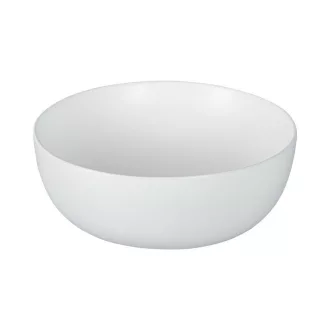 Eros RAISE - PULTRA ültethető - Top Counter - porcelán mosdó - MATT FEHÉR - O - Ø 41 cm - WaterMarkt.hu