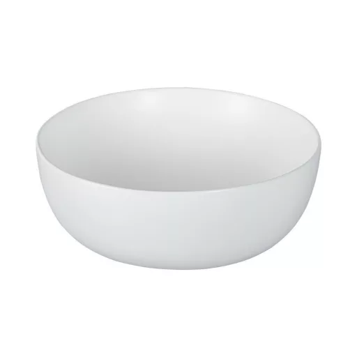 Eros RAISE - PULTRA ültethető - Top Counter - porcelán mosdó - MATT FEHÉR - O - Ø 41 cm - WaterMarkt.hu