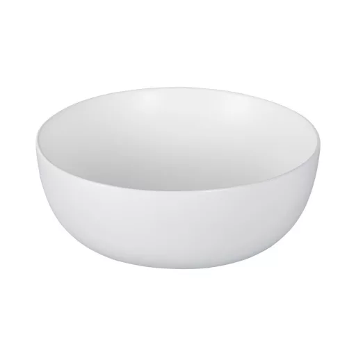 Eros RAISE - PULTRA ültethető - Top Counter - porcelán mosdó - MATT FEHÉR - O - Ø 41 cm - WaterMarkt.hu