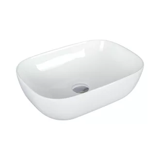 Eros SMILE 3 - PULTRA ültethető - Top Counter - porcelán mosdó - 46,5 x 32,5 x 13 cm - WaterMarkt.hu
