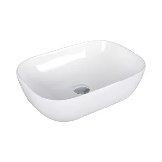Eros SMILE 3 - PULTRA ültethető - Top Counter - porcelán mosdó - 46,5 x 32,5 x 13 cm - WaterMarkt.hu