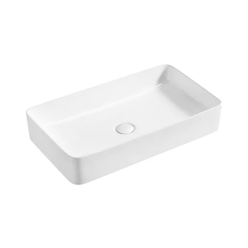 Eros SLIM 2 - PULTRA ültethető - Top Counter - porcelán mosdó - 61 x 35 x 11 cm - WaterMarkt.hu