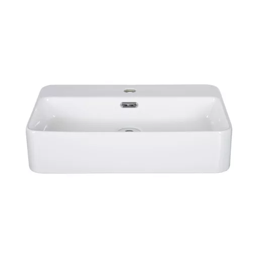 Eros TRUST 2 - PULTRA ültethető - Top Counter - porcelán mosdó - 55 x 38 cm - WaterMarkt.hu