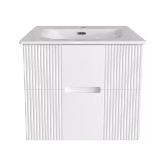   TMP MODENA 60 fali függesztett fürdőszobabútor - SKY E-8099-60 porcelán mosdóval - 61 x 46 x 52 cm