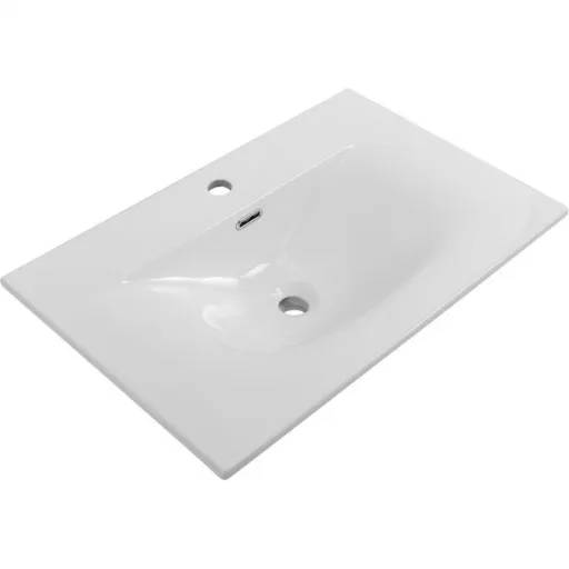 TMP MODENA 75 fali függesztett fürdőszobabútor - SKY E-8099-75 porcelán mosdóval - 75 x 46 x 55 cm - WaterMarkt.hu