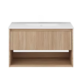 TMP SLIM STRIPE 60 fali függesztett fürdőszobabútor - SKY E-8099-60 porcelán mosdóval - 61 x 46 cm - WaterMarkt.hu