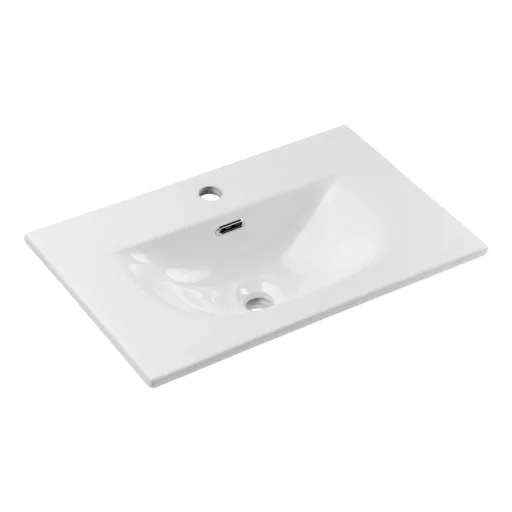 TMP SLIM STRIPE 60 fali függesztett fürdőszobabútor - SKY E-8099-60 porcelán mosdóval - 61 x 46 cm - WaterMarkt.hu