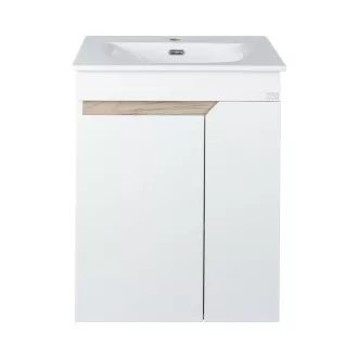 TMP VISION LONG 60 fali függesztett fürdőszobai bútor - SKY E-8099-60 mosdóval- 61 x 46 x 74 cm - WaterMarkt.hu