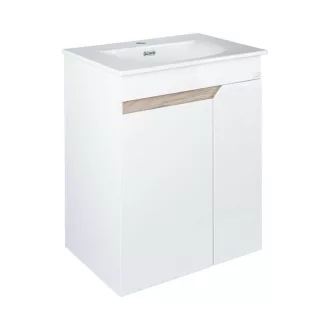 TMP VISION LONG 60 fali függesztett fürdőszobai bútor - SKY E-8099-60 mosdóval- 61 x 46 x 74 cm - WaterMarkt.hu