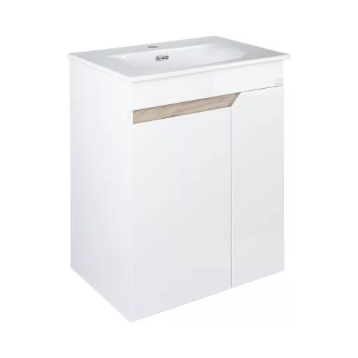 TMP VISION LONG 60 fali függesztett fürdőszobai bútor - SKY E-8099-60 mosdóval- 61 x 46 x 74 cm - WaterMarkt.hu