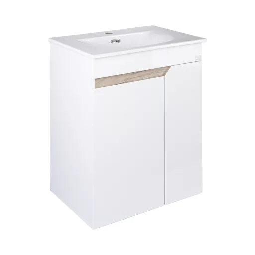 TMP VISION LONG 60 fali függesztett fürdőszobai bútor - SKY E-8099-60 mosdóval- 61 x 46 x 74 cm - WaterMarkt.hu